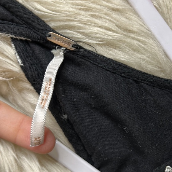 Free People Embroidered Austin Mini long sleeve Dress Small xs oversized - Picture 5 of 7